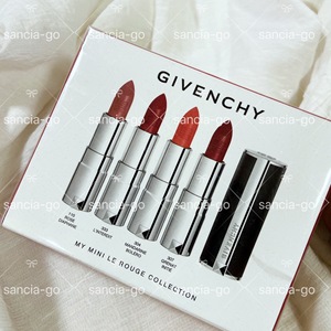 纪梵希givenchy小羊皮口红mini套装110/304/307/333圣诞限定