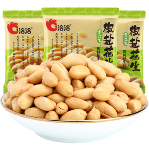 恰恰椒盐花生小包装15g6袋装 下酒菜零食花生米颗粒炒货洽洽正品