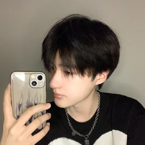 假发男式短直发自然空气刘海韩版帅气短发蓬松碎盖头发型仿真发套