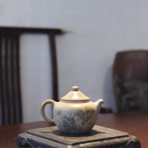 大理一湾 建水紫陶 田记窑 田波田静 精品:传统柴窑·旷达壶
