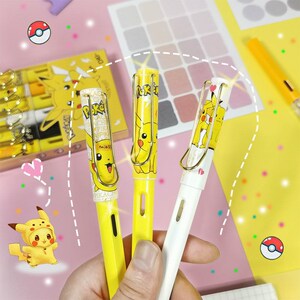 晨光皮卡丘钢笔套装三年级可换墨囊钢笔小学生练字钢笔网红ins高