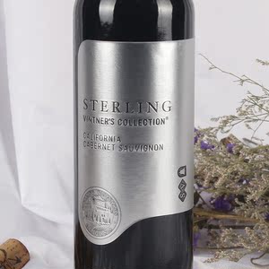 美国红酒思令酒庄干红葡萄酒sterling加州纳帕谷产区原装进口红酒