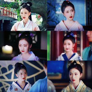 夏娃东宫同款发饰品赵瑟瑟良娣流苏花朵发夹发冠发钗簪套装古风女