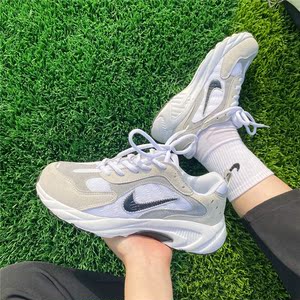 港风复古灰色m2k老爹鞋女mk2对勾运动女鞋ins潮街拍潮鞋情侣百搭