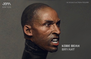 大头鬼〓 aom 1/6 nba球星 kobe 科比 龇牙头雕 兼容eb 接单