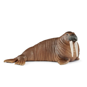 思乐动物塑胶模型玩具海底世界系列海洋生物14803海象模型玩具