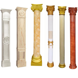 圆形罗马柱定制垭口欧式定制仿大理石材方形装饰包柱子石塑半圆柱