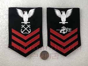 美国海军 navy 士兵军衔 臂章 徽章 740大衣