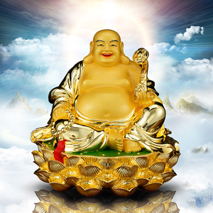 铜弥勒佛像纯铜大号