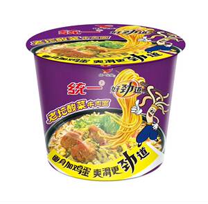统一方便面整箱12桶装好劲道老坛酸菜牛肉面泡面夜宵速食快餐食品