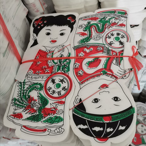 白事金童玉女纸扎