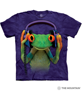 美国进口东海岸the mountain dj青蛙短袖t恤t恤潮牌情侣款