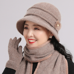 中年女式棉帽