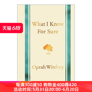 我坚信  英文原版 What I Know for Sure 奥普拉·温弗瑞 Winfrey Oprah 英文版 进口英语原版书籍