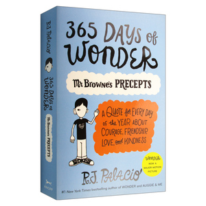 英文原版 365 Days Of Wonder 奇迹365天 奇迹男孩 英文版 进口原版英语书籍