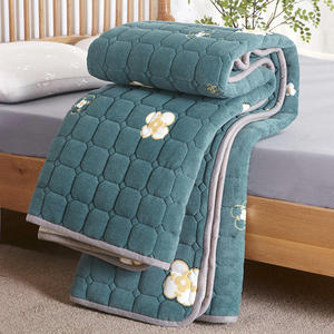 冬天铺床防滑加厚珊瑚绒毛毯床单单件毛绒毯子法兰绒床垫单人垫毯