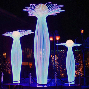 led景观路灯户外防水幻彩景观灯柱工程定制灯光幻彩造型装饰路灯