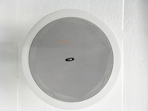 itc新款音响音柱公共广播餐厅防阻燃带后盖品牌吸顶106f