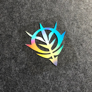 吉翁军标志贴纸机动战士高达贴纸电动车电脑箱防水个性装饰车贴画