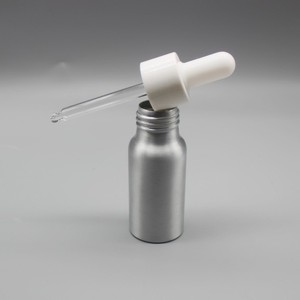 30ml-100ml分装精油白色奶嘴滴管螺口内涂铝瓶包装铝罐空铝瓶包邮