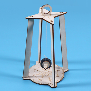 chenrain淘宝木制液压活塞针筒挖掘机 儿童玩具木质手工材料 科学