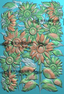 浮雕花卉作品图片图片