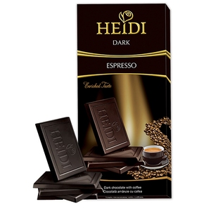 Heidi Dark Chocolate With Coffee 赫蒂黑巧克力80g 咖啡味