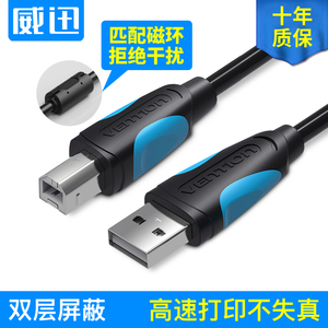 适用欧姆龙PLC编程电缆数据线CP1E CP1L CJ2M 方口下载线USB-CP1H
