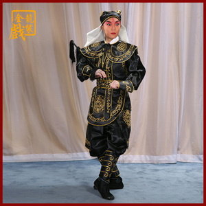 全龙戏装京剧戏曲服装舞台演出武生武打衣马夫小兵戏剧戏服马童衣