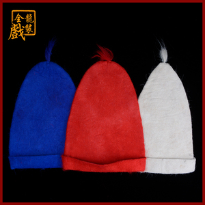 卖戏装淘宝戏曲毡帽车夫帽 戏剧演出用品粘帽 衙役抬轿帽子轿夫中式