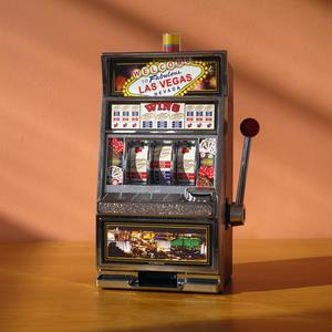 一个创意 给你带来幸运的存钱罐娱乐硬币存钱机 储蓄罐造型游戏机