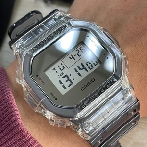 卡西欧方形石英机芯日本休闲dw-5600sk-1夏季复古男女防水手表