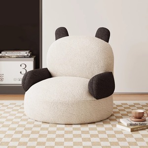 儿童沙发宝宝阅读书角熊猫懒人沙发椅网红可爱动物单人座椅小凳子