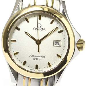 日本直邮二手中古正品omega欧米茄seamaster海马120石英18k金女表