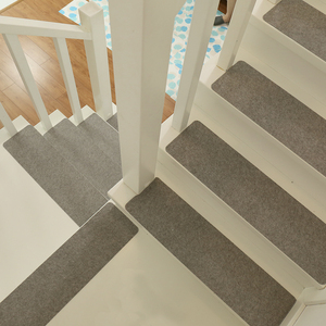 北欧室内防滑楼梯踏步垫家用纯色楼梯脚垫儿童高低床楼梯踏步垫子