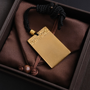 平安无事牌足金999古法工艺83克