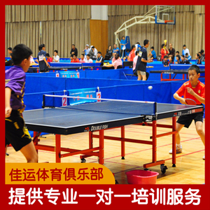 上海乒乓球培训教练私教一对一陪练不包含场地包教包会12小时
