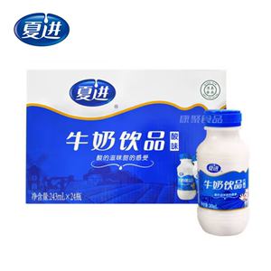 夏进酸味牛奶酸奶饮品243ml*24瓶儿童学生营养早餐牛奶酸牛奶整箱