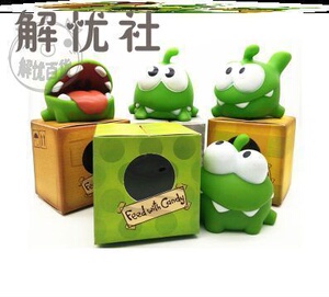 抖音奥姆大蛙青盲盒快叫手other/其割嘴绳子绿豆青蛙公仔儿童捏捏