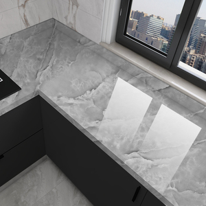 厨房防油贴纸防水自粘墙纸防潮家具灶台台面橱柜翻新瓷砖大理石贴