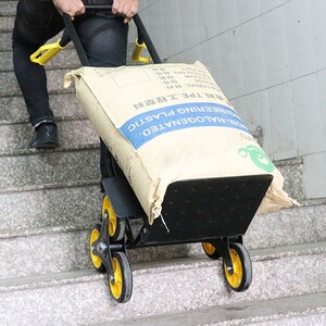 爬梯神器载重王上楼梯爬楼车搬运重物送货折叠便携拉货手推拖车