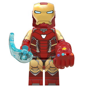 2019兼容乐高小人仔全套钢铁侠托尼ironman绝境血边装甲马克1mk5