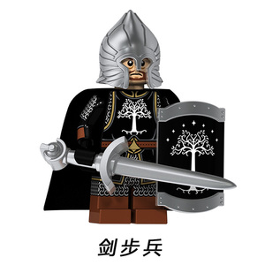 2019兼容乐高小人仔全套限量第三方积木中世纪古代士兵魔戒骑士.