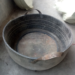 加厚橡胶皮盆建筑灰砂盆工地瓦工灰盆轮胎试漏大盆养牛养羊草料盆