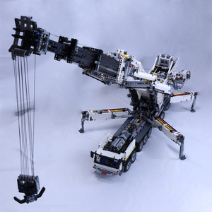 buildmoc 利勃海尔吊车 ltm11200兼容乐高大型积木套装