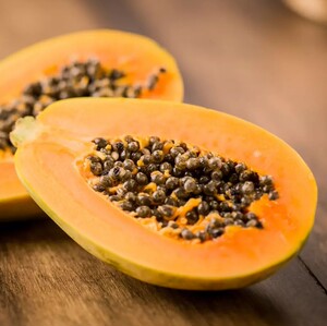 木瓜水果新鲜广州南沙新垦红心树上热带冰糖木瓜净重5斤装.