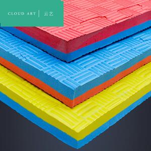 云艺卧室泡沫地垫80x80加厚4cm加大100x100整块拼接一米乘一米大