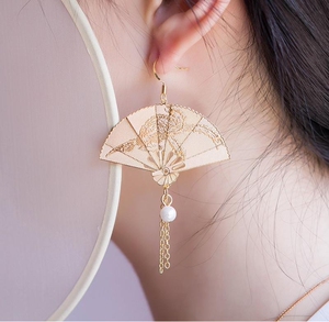 900人付款淘宝汉服头饰超仙流苏蝴蝶耳饰古风耳环古代日常百搭古装