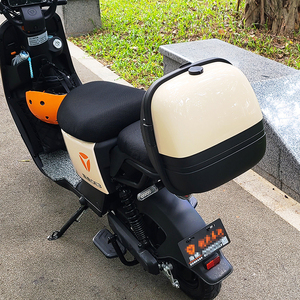 雅迪冠能dq6/de3/q1电动车后备箱大容量爱玛娃娃台铃头盔靠背尾箱