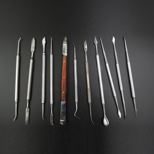 牙科蜡刀技工蜡型工具雕刻刀学生器械雕刀口腔石膏勺义齿雕牙刀